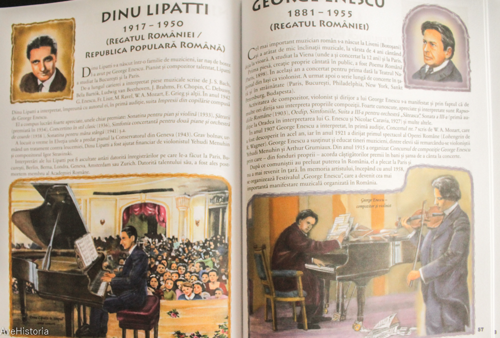 Personalitati care au marcat cultura romana carte pentru copii