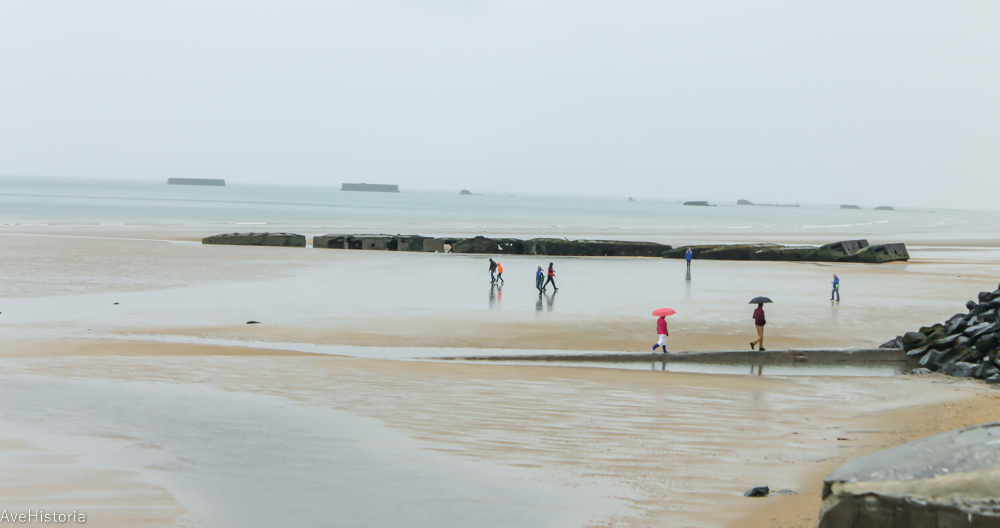 Arromanches, portul flotant, Franta